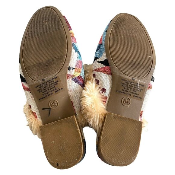 Universal Thread Multicolor Patterned Mules - Picture 5 of 8